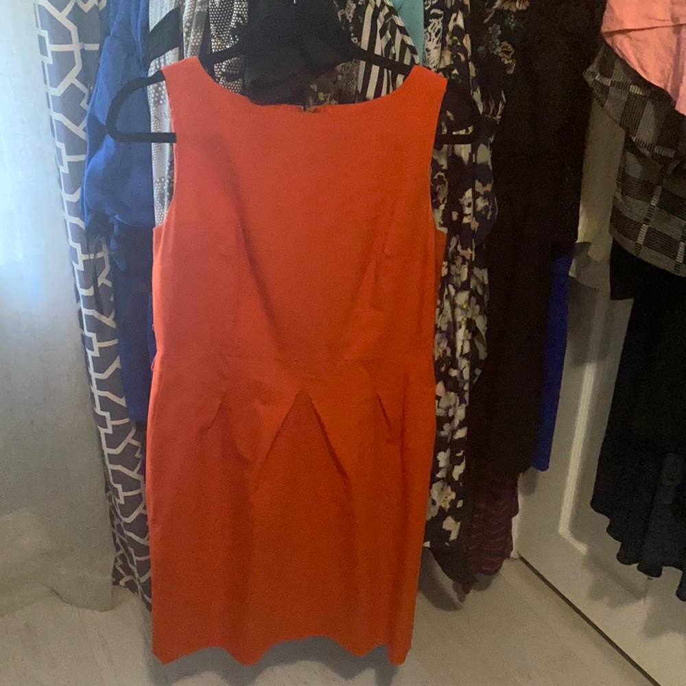 Orange dress
